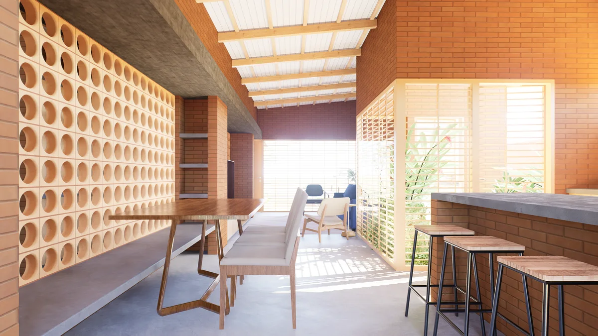 Residência Araruama, Sala de estar