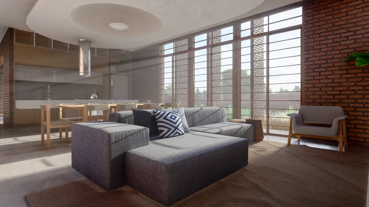 Residência Rio Pardo, Sala de estar