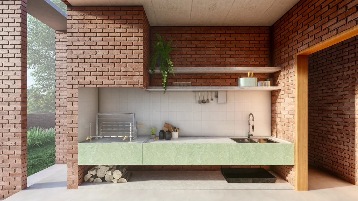 Residência Rio Pardo, Area gourmet